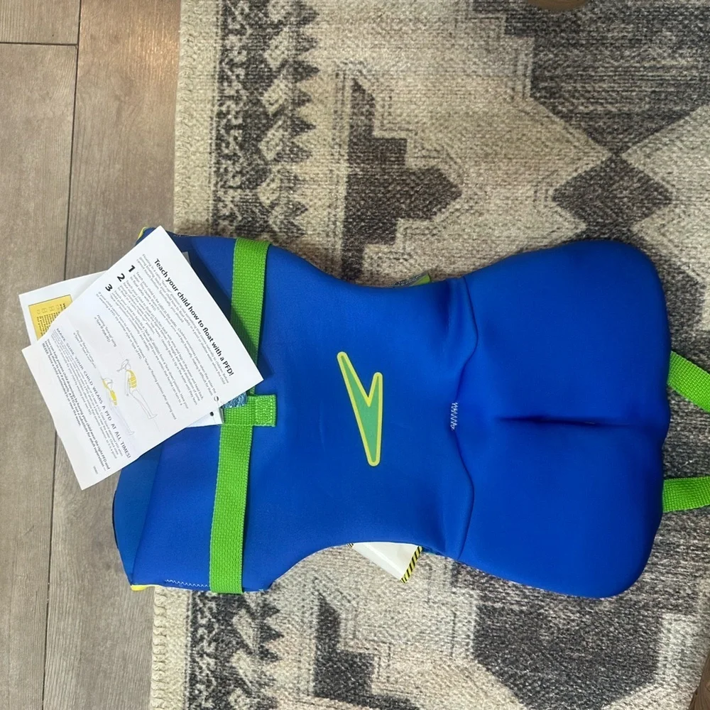 New Speedo Infant ~30 LB Pineapple Print Life Jacket Vest Swim NWT~ Speedo